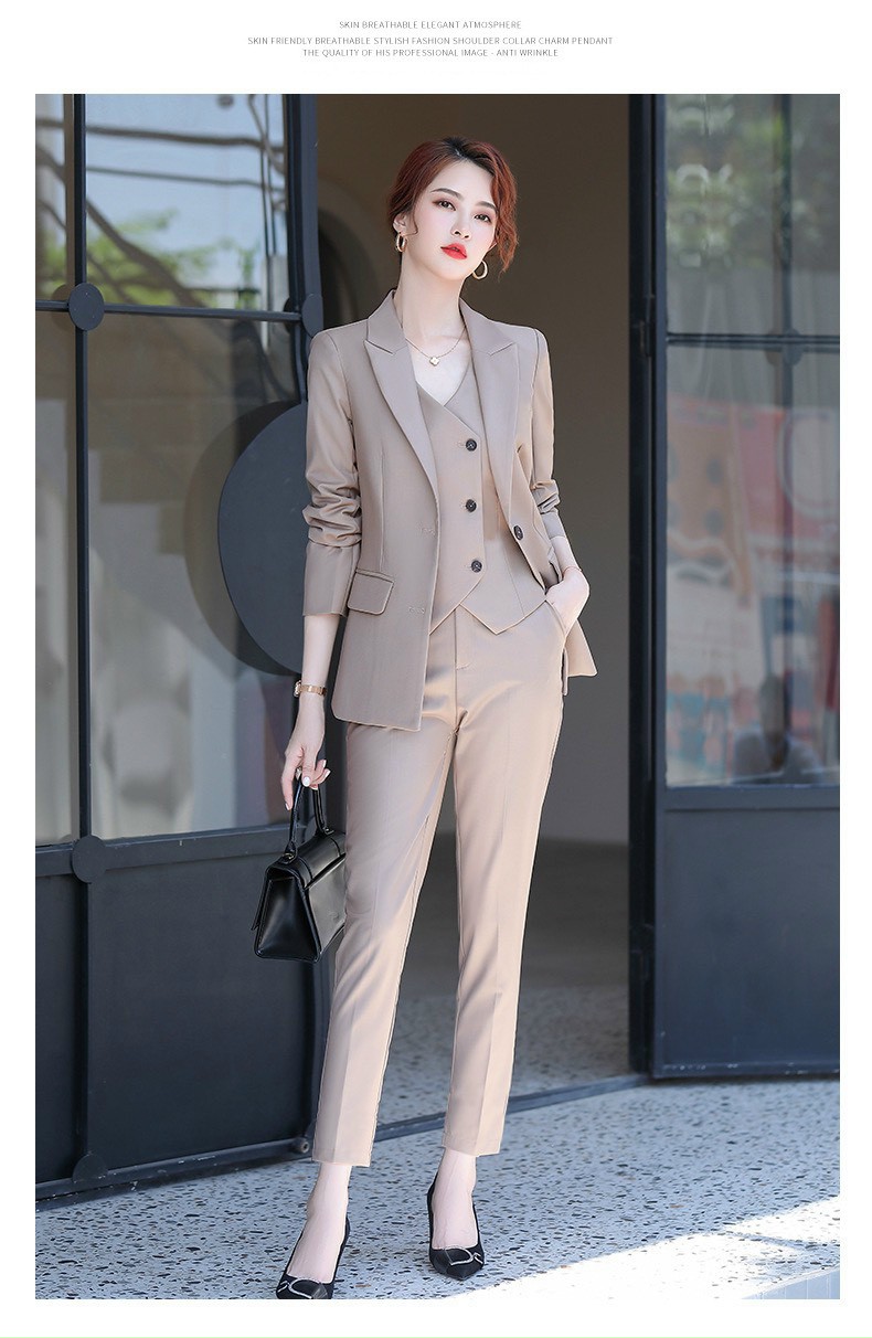 Set nguyên bộ áo vest nữ quần dài kèm áo ghi lê - VN38